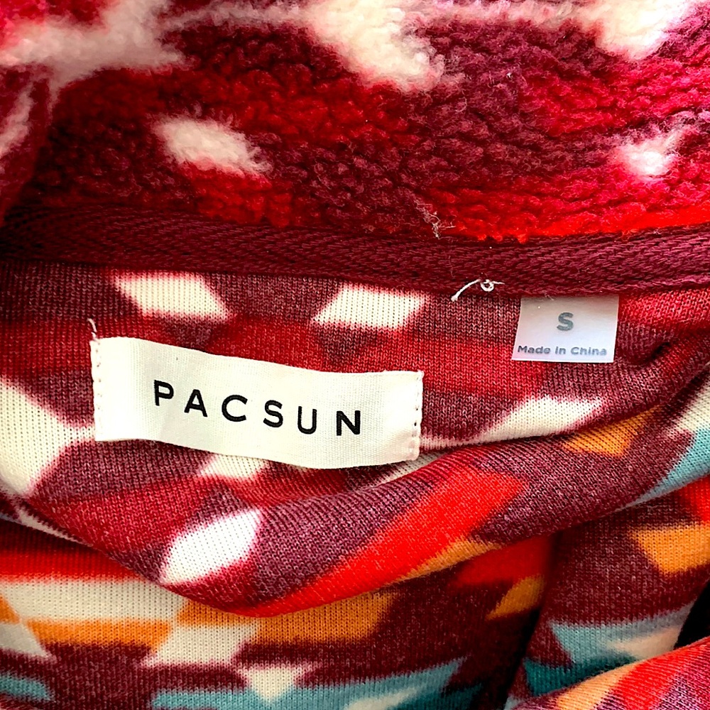 Pacsun Comfy Fuzzy Southwestern Patterned Jacket … - image 5